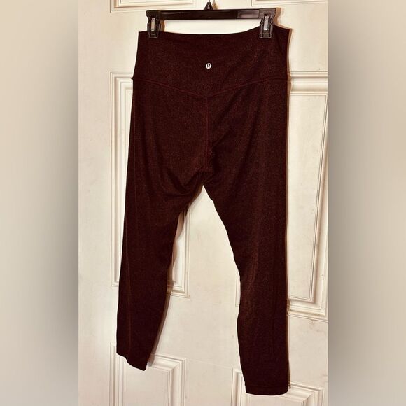 Lululemon Leggings - Size 10 - Reb & black - Align - Picture 1 of 5